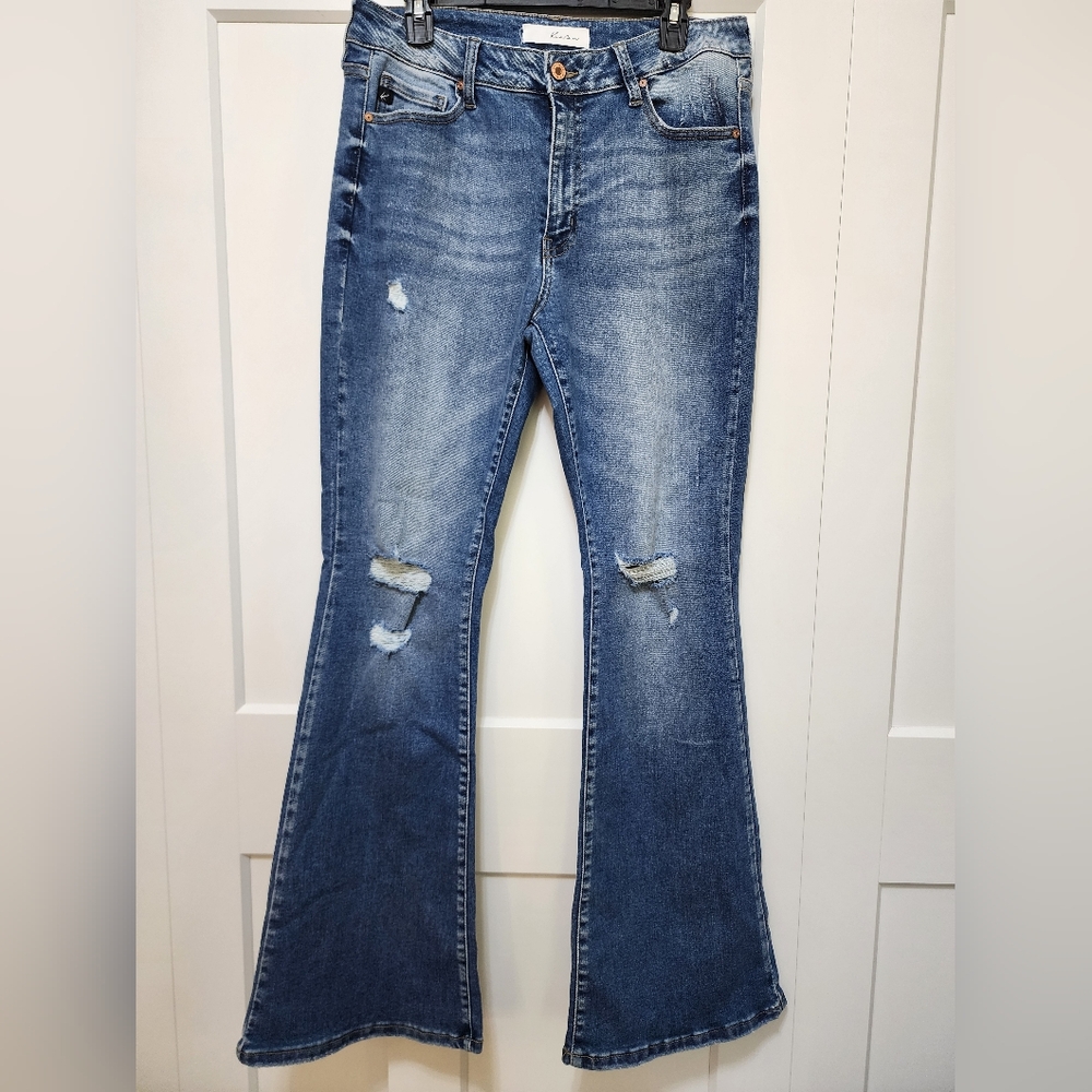 Kancan Stylish Flared Women Jeans Size 13